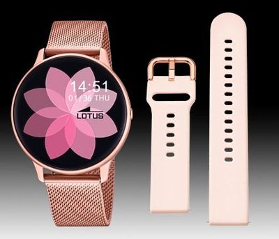 Horlogeband Lotus 50015/1 / BA04503 Mesh/Milanees Rosé