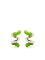 Sunnei boucles d'oreilles à design colour block - Argent