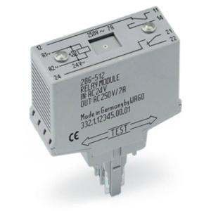 WAGO 286-516 Steekrelais 230 V/AC 7 A 2x wisselcontact 1 stuk(s)