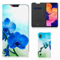 Samsung Galaxy A10 Smart Cover Orchidee Blauw - Cadeau voor je Moeder