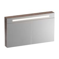 Brauer Promise Deluxe Spiegelkast - 120 cm - met Directe Verlichting - 2 Dubbelzijdige Spiegeldeuren - Erosion