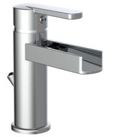 Schutte NIAGARA ééngreepsmengkraan wastafel met watervaluitloop | chroom
 - 26110 26110