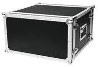 ROADINGER Effect Rack CO DD, 6U, 24cm deep, black - thumbnail