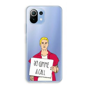Gimme a call: Xiaomi Mi 11 Lite Transparant Hoesje