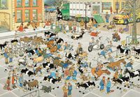 Jan van Haasteren The Cattle Market 2000 pcs Legpuzzel 2000 stuk(s) - thumbnail