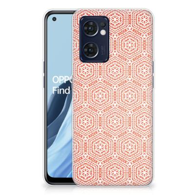 OPPO Reno 7 5G | Find X5 Lite | TPU bumper | Pattern Orange