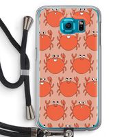 Krab: Samsung Galaxy S6 Transparant Hoesje met koord Krab: Samsung Galaxy S6 Transparant Hoesje met koord