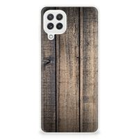 Samsung Galaxy A22 4G | M22 Bumper Hoesje Steigerhout