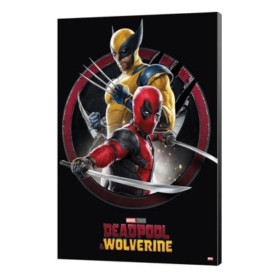 FaNaTtiK Marvel Wooden Wall Art Deadpool & Wolverine 01