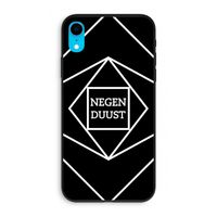 Negenduust geometrisch: iPhone XR Biologisch afbreekbaar hoesje