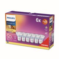 Philips 3.8W - GU10 - 2200-2700K - 350 lumen set van 6 929002065733