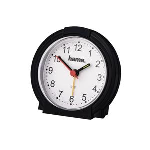 Hama wekker classic geluidsarm zwart/wit
