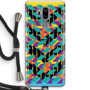 Skew Bee 1: LG G7 Thinq Transparant Hoesje met koord