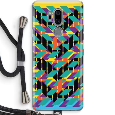 Skew Bee 1: LG G7 Thinq Transparant Hoesje met koord