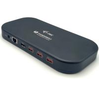 i-Tec Thunderbolt 3/USB-C Dual 4K Docking Station met 60W Power Delivery en USB-C naar DisplayPort-kabel i-Tec Thunderbolt 3/USB-C Dual 4K Docking Station met 60W Power Delivery en USB-C naar DisplayPort-kabel