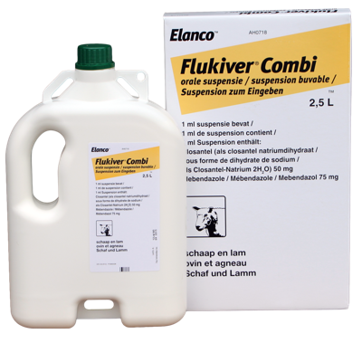 Flukiver Combi 50 mg/ml + 75 mg/ml REG NL URA