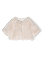 Bonpoint Angel faux-fur jacket - Tons neutres - thumbnail