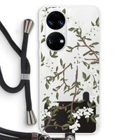Blossoming spring: Huawei P50 Transparant Hoesje met koord