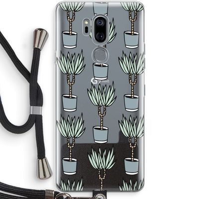 Boompje: LG G7 Thinq Transparant Hoesje met koord