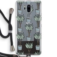 Boompje: LG G7 Thinq Transparant Hoesje met koord