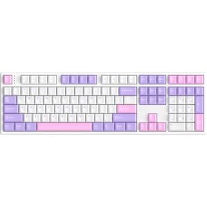 HelloGanss HS108T GC09 toetsenbord RGB leds, PBT Doubleshot keycaps, hot swap, 2,4 GHz / Bluetooth / USB-C