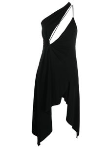 Coperni robe asymétrique à découpes - Noir