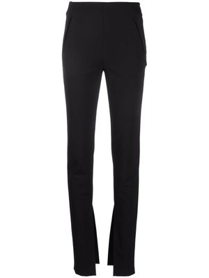 AMBUSH pantalon de tailleur à fentes - Noir