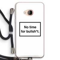 No time: HTC U Play Transparant Hoesje met koord