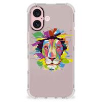 iPhone 16 Stevig | Bumper Hoesje | Lion Color