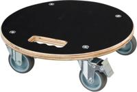 Planttrolley fsc hout h11xd38cm - Nature