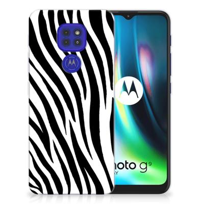 Motorola Moto G9 Play | E7 Plus | TPU Hoesje | Zebra