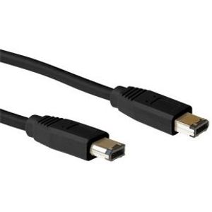 ACT Firewire IEEE1394 aansluitkabel 6-pin male - 6-pin male 1,80 m