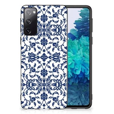 Samsung Galaxy S20 Skin Case Flower Blue