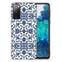 Samsung Galaxy S20 Skin Case Flower Blue