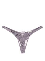 Fleur Du Mal culotte Whitney en dentelle - Violet