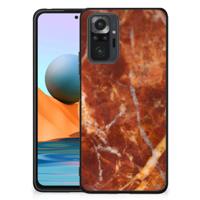 Xiaomi Redmi Note 10 Pro Marmeren Print Telefoonhoesje Marmer Bruin