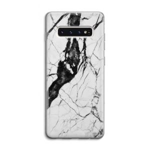 Witte marmer 2: Samsung Galaxy S10 4G Transparant Hoesje