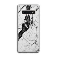Witte marmer 2: Samsung Galaxy S10 4G Transparant Hoesje
