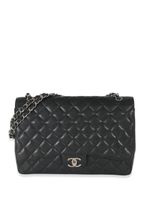 CHANEL Pre-Owned grand sac porté épaule Double Flap (2012) - Noir - thumbnail