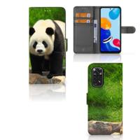 Xiaomi Redmi Note 11/11S | Telefoonhoesje | Met pasjeshouder | Panda