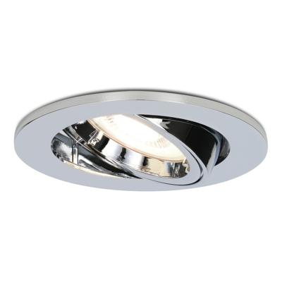 Maya LED inbouwspot - 5 Watt 400 lumen - 4000K Neutraal wit - GU10 - Dimbaar - Rond - Kantelbaar - IP20 voor binnen - Chroom