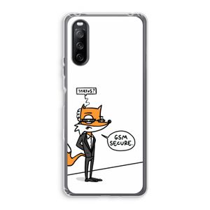GSM secure: Sony Xperia 10 III Transparant Hoesje