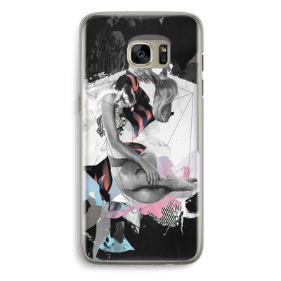 Camouflage de sommeil: Samsung Galaxy S7 Edge Transparant Hoesje