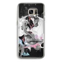 Camouflage de sommeil: Samsung Galaxy S7 Edge Transparant Hoesje