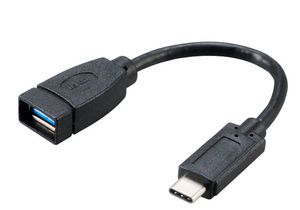 Akasa 15 cm USB 3.1 A/C USB-kabel 0,15 m USB 3.2 Gen 2 (3.1 Gen 2) USB A USB C Zwart