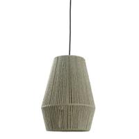 PTMD Juta Natural jute hanging lamp long round - thumbnail