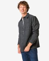 HEMA Herenovershirt Sean grijsmelange (grijsmelange)