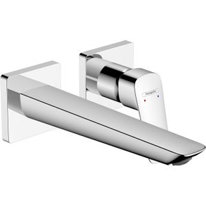 Hansgrohe Logis afbouwdeel wastafelkraan 195mm chroom 71256000