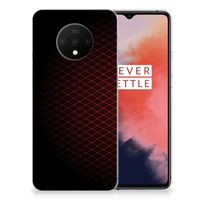 OnePlus 7T TPU bumper Geruit Rood