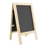 Mini krijtbord tafelmodel met fotolijstje 25 cm